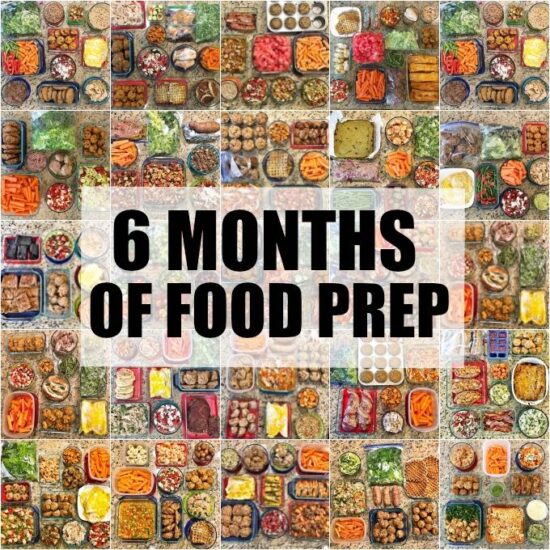 6 months of food prep