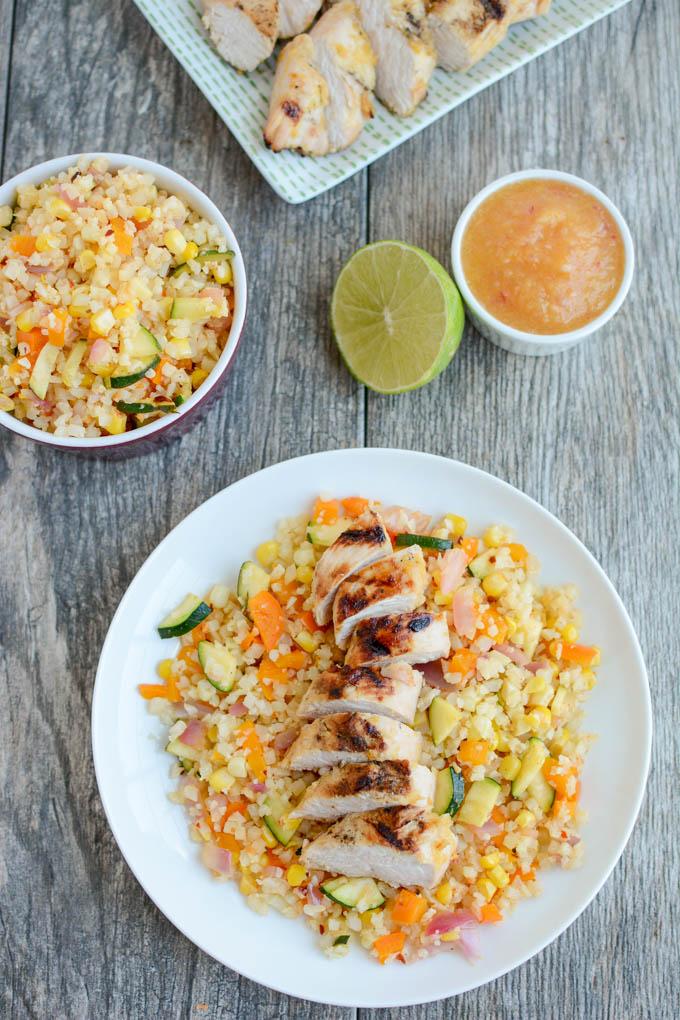 This Grilled Ginger Peach Turkey Tenderloin is perfect for a healthy lunch or dinner. The marinade is made with just five simple ingredients and cooks quickly on the grill! &nbsp;