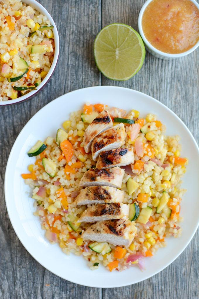 This Grilled Ginger Peach Turkey Tenderloin is perfect for a healthy lunch or dinner. The marinade is made with just five simple ingredients and cooks quickly on the grill! &nbsp;