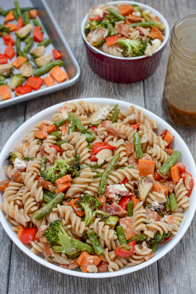 roasted vegetable pasta salad