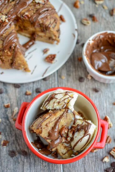 Instant Pot Gingerbread Bread Pudding 3