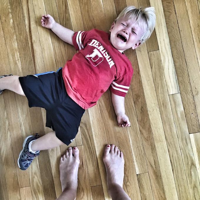 Cooking with Kids, Toddler Meltdowns and Workouts 2 toddler meltdown