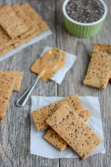 Peanut Butter Chia Crackers 2