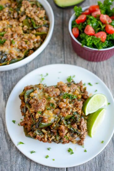 Beef and Cauliflower Stuffed Pepper Casserole 3