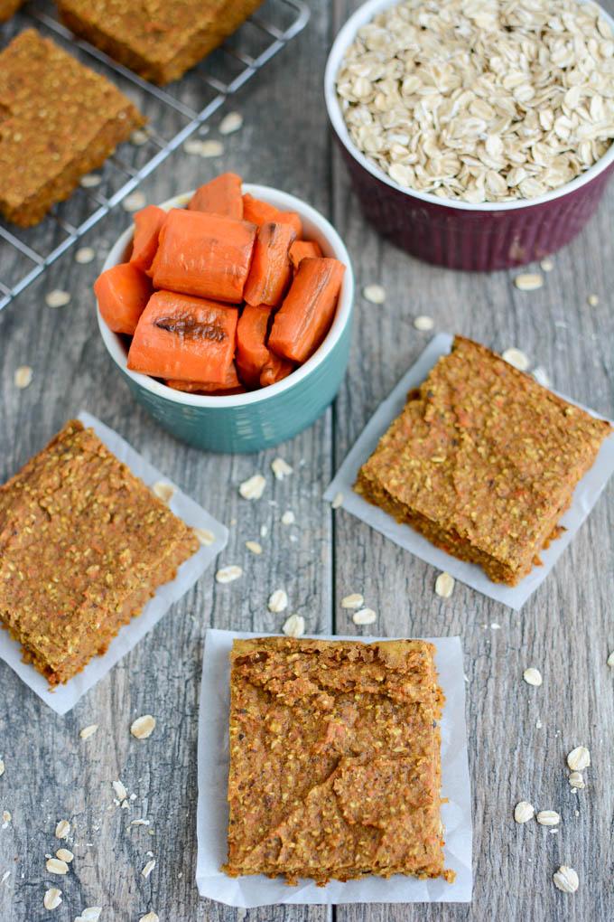 carrot oat bars