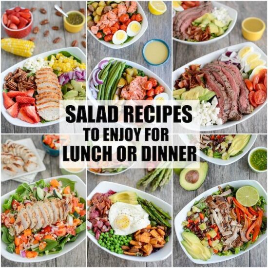 salad recipes for lunch or dinner square