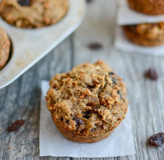 Cinnamon Raisin Sweet Potato Muffins 4 copy