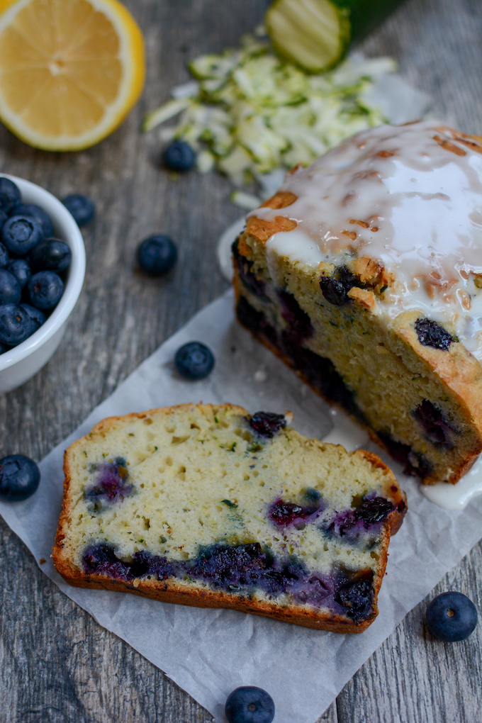 easy to make zucchini bread with glaze