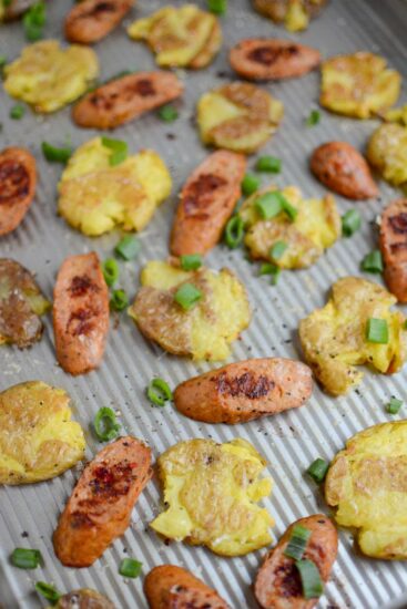 Sheetpan Sausage and Potatoes 2