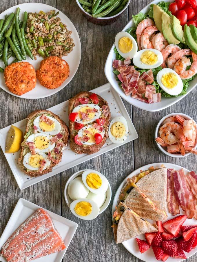 These easy egg recipes are perfect for lunch or dinner. You can add salmon to many of the recipes for an extra dose of omegas and heart healthy fats.&nbsp;