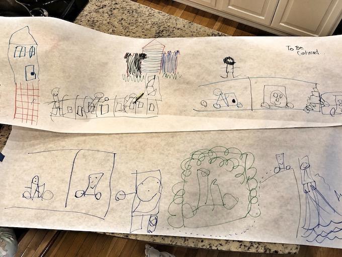 Indoor Activities for Kids 5 draw your own story for kids