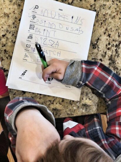 pre k daily schedule