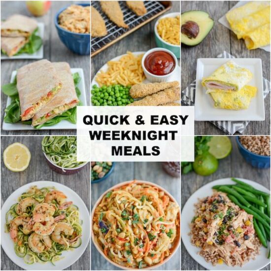 weeknight meal ideas