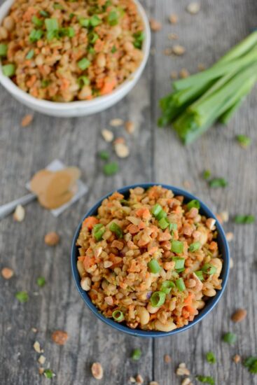 asian farro white bean bowl 3
