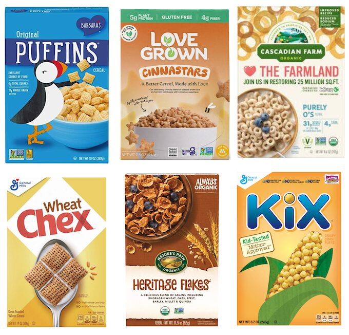 healthy lower sugar cereals