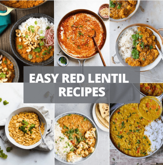 red lentil recipes