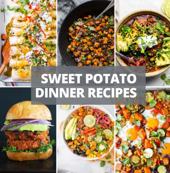 sweet potato dinner recipes