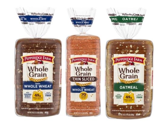 pepperidge farm healthy store bought bread options