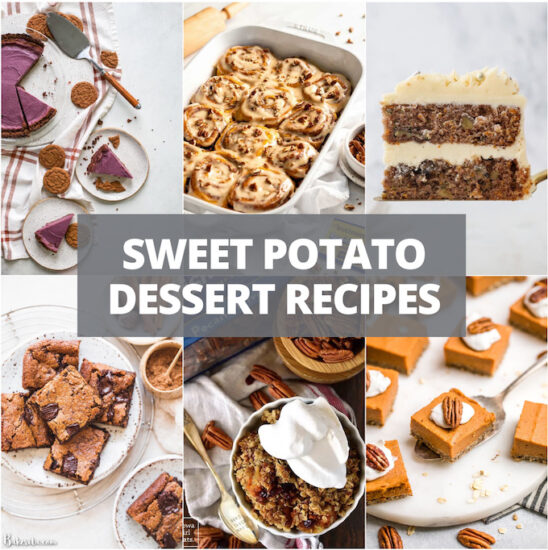 sweet potato desserts