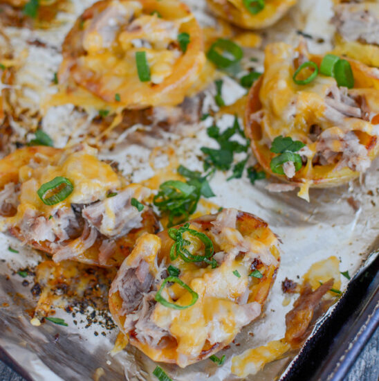 pulled pork potato skins 4 1