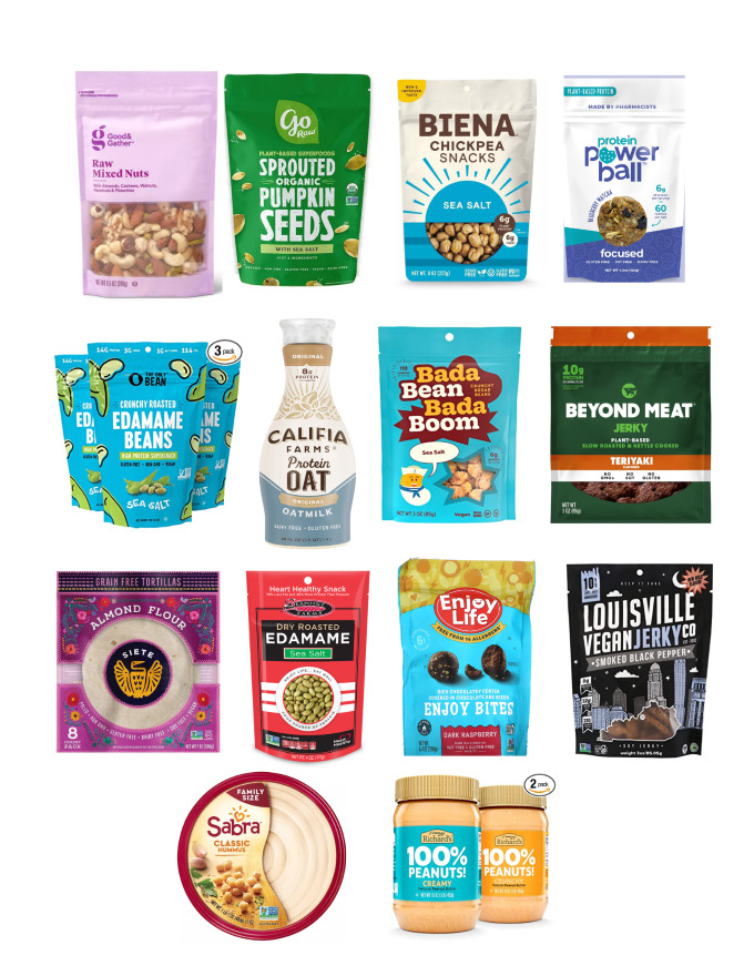 high protein vegan snacks - non-dairy high protein snacks