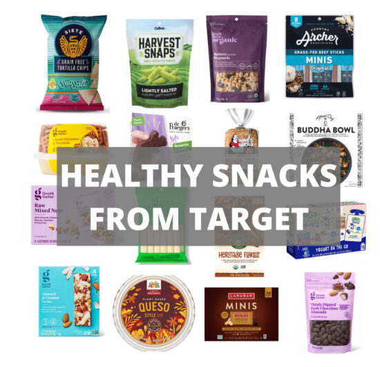 healthy snacks target title