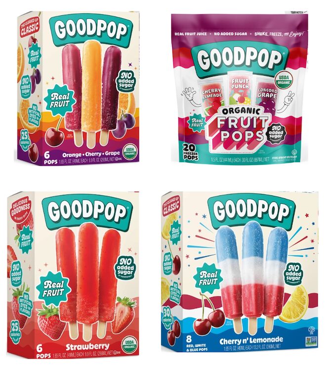 good pop no added sugar popsicles