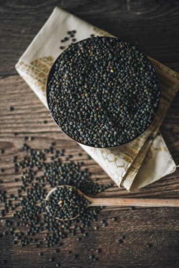Black lentils