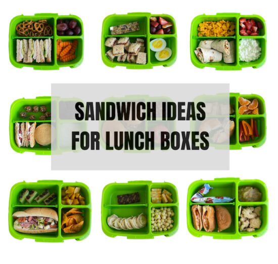 SANDWICH IDEAS FOR LUNCH BOXES