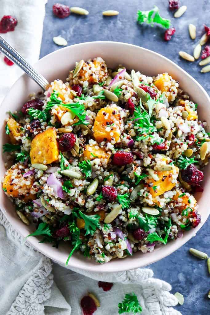 autumn quinoa salad