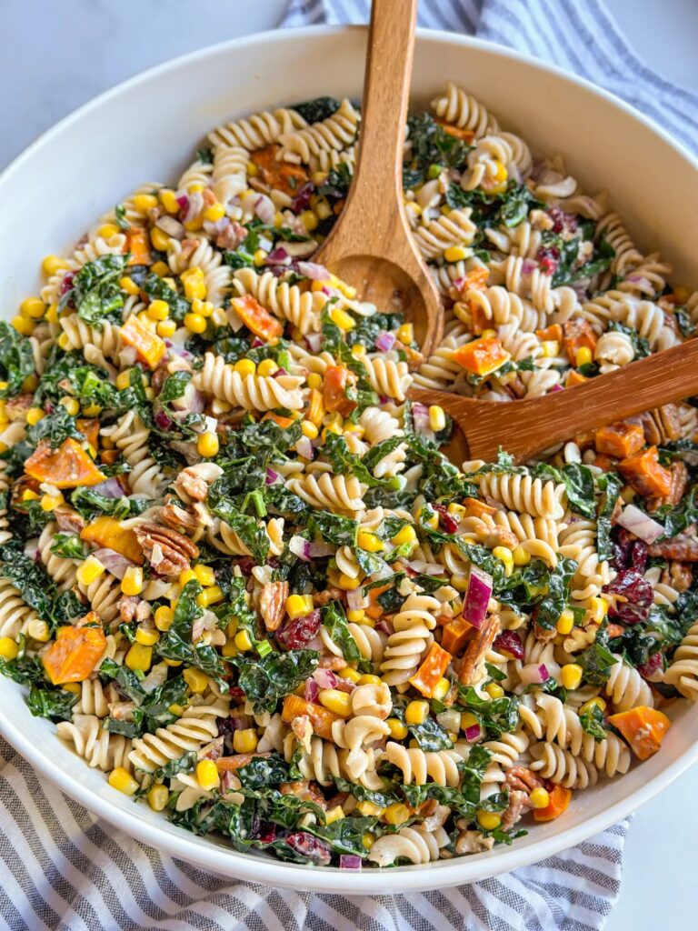 fall pasta salad with squash and corn - Best Fall Salad Recipe