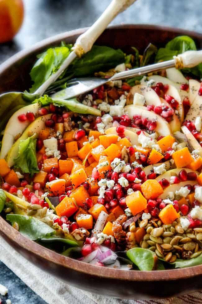 fall salad with pomegranate dressing - Best Fall Salad Recipe