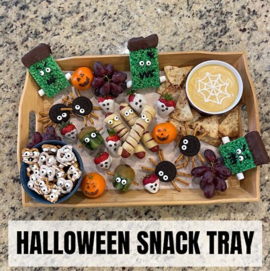 halloween snack tray