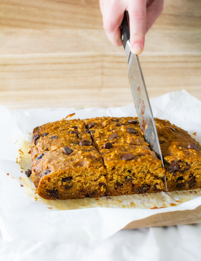 chocolate chip pumpkin bars recipe