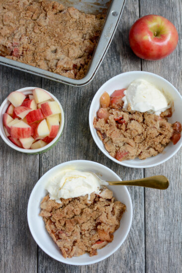 no oats apple crisp