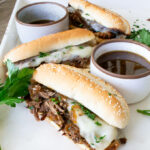 easy slow cooker french dip sandwich