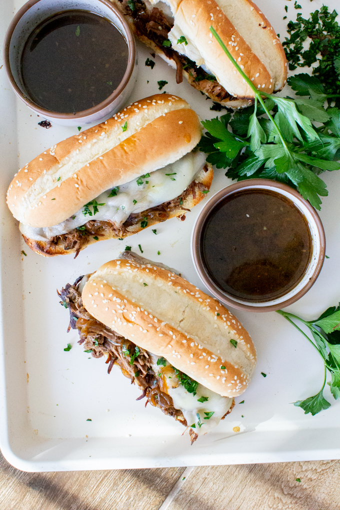 slow cooker french dip beef