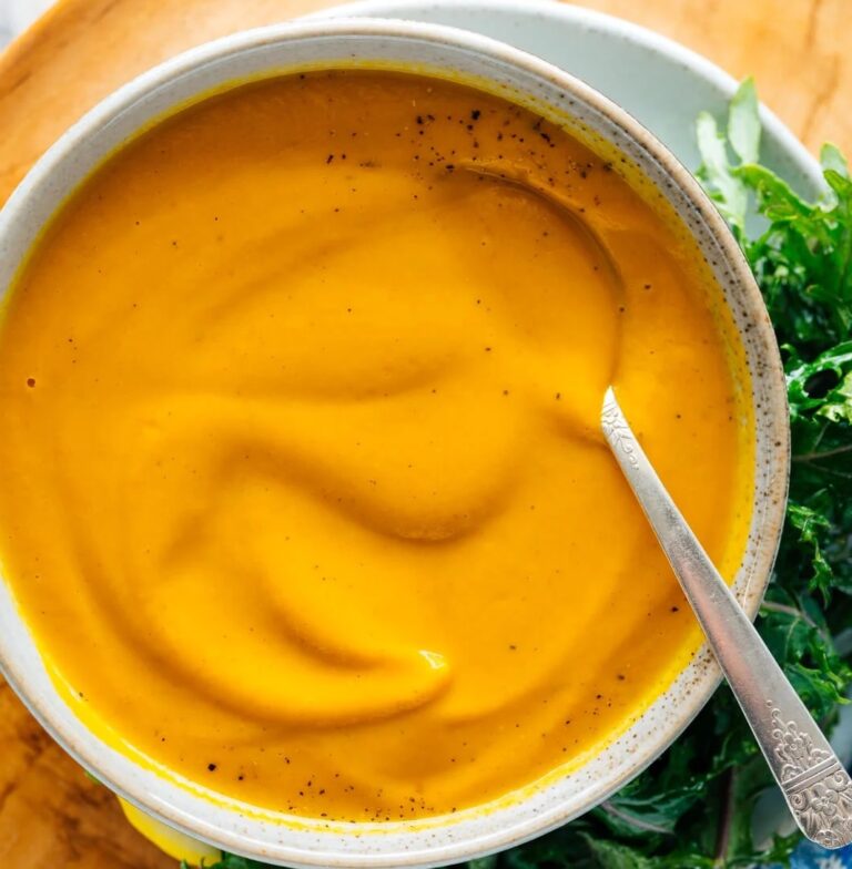 creamy roasted carrot soup