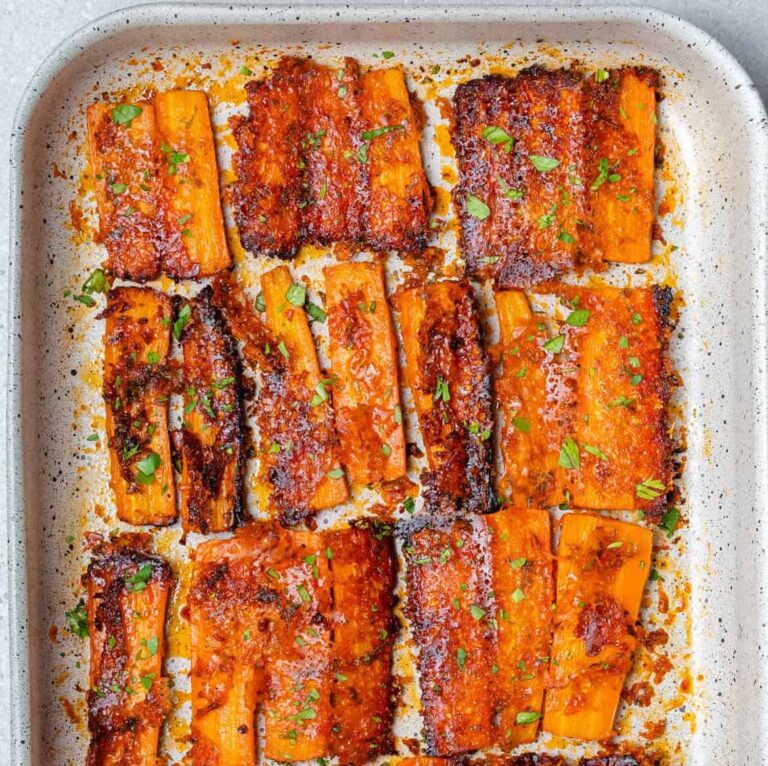 crispy parmesan carrots