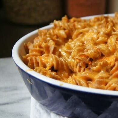 creamy carrot mac and cheese