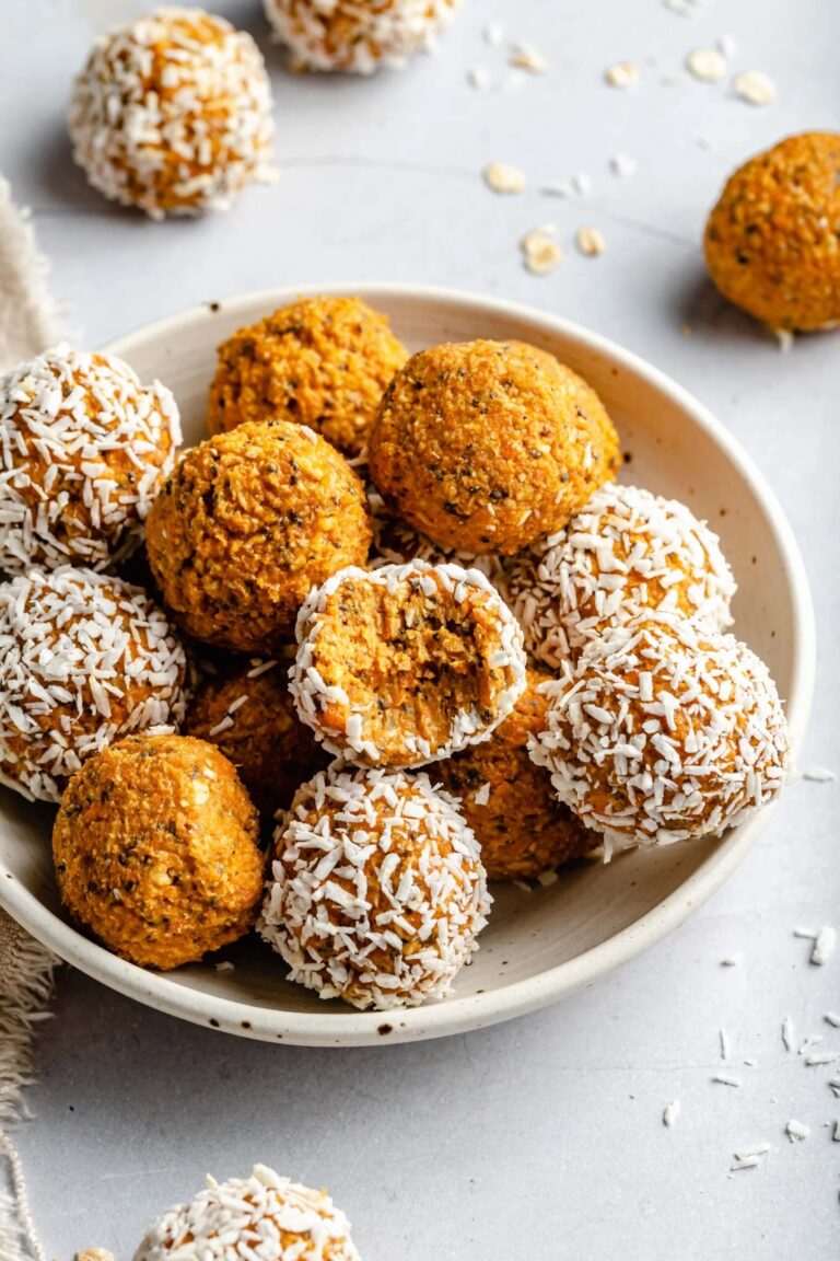 carrot cake energy bites
