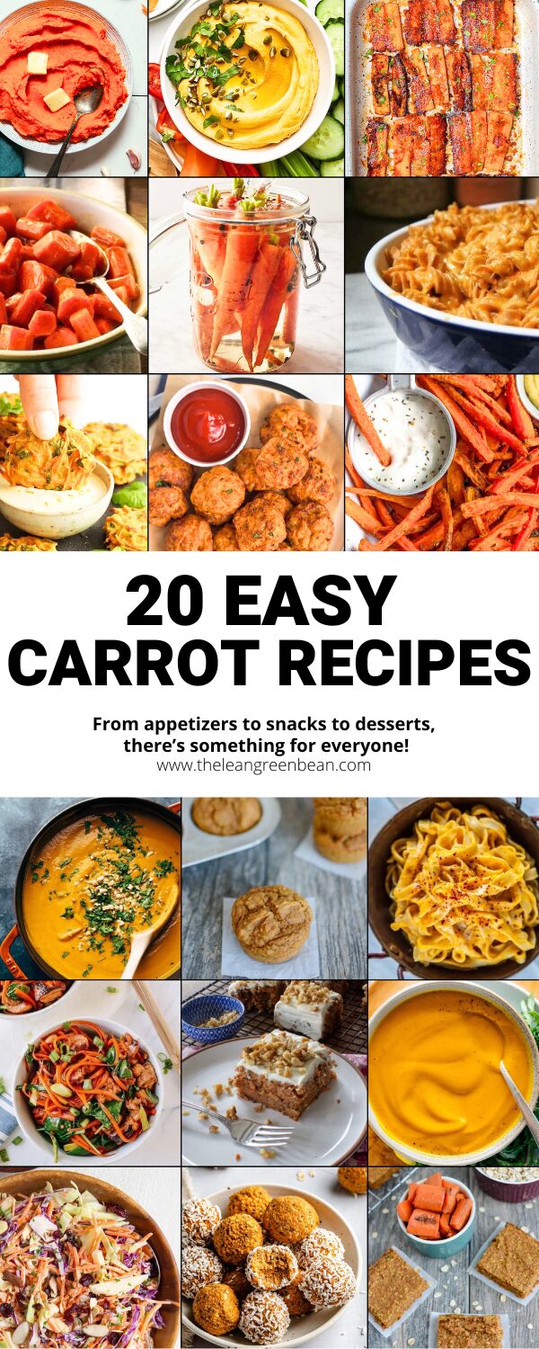 Looking for easy carrot recipes to use up that bag of carrots sitting in your fridge? Here are ideas for everything from dinner side dishes to baking recipes. 