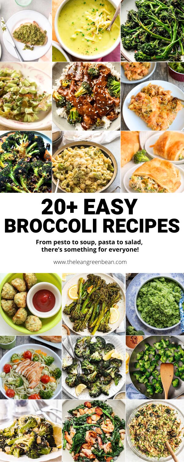 Looking for easy broccoli recipes that are ready quickly and kid-friendly? Here are some ideas for recipes using broccoli and recipes that include broccoli.