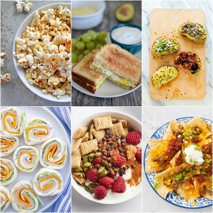 quick 5 minute homemade snacks