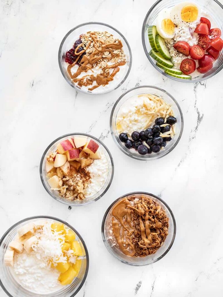 cottage cheese breakfast bowl