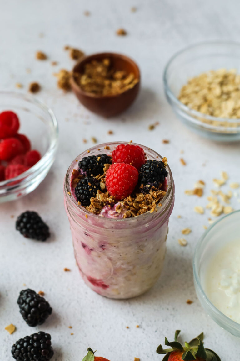 cottage cheese overnight oats