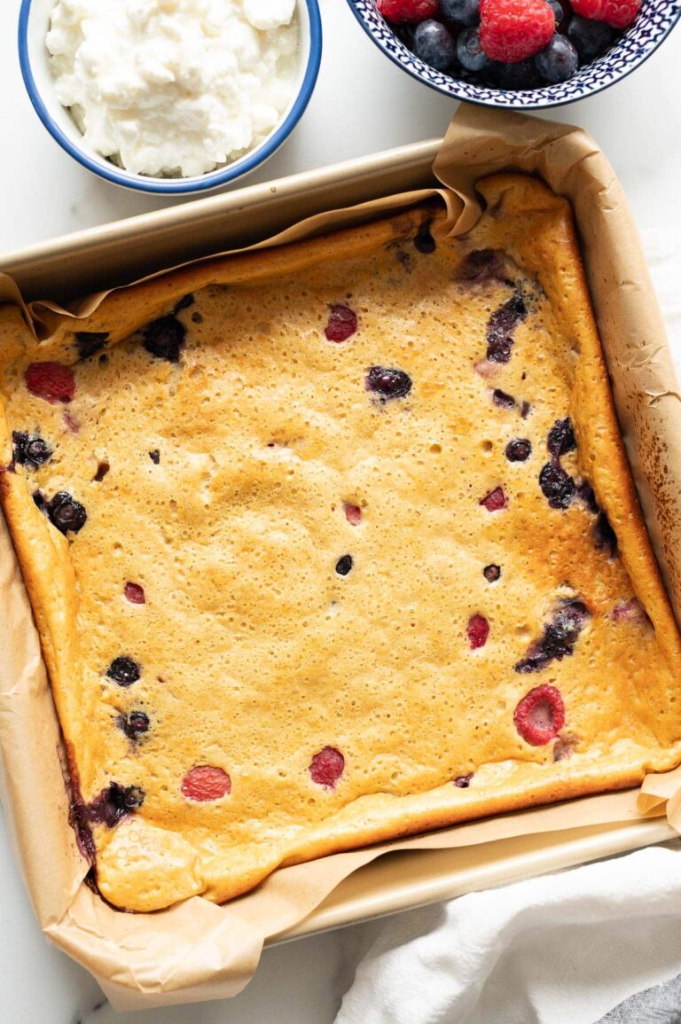 baked cottage cheese