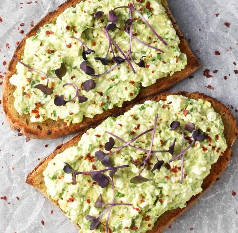 cottage cheese avocado toast