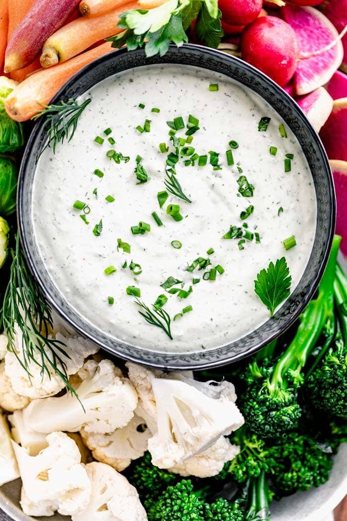 cottage cheese ranch dip