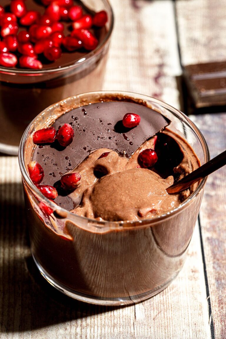 chocolate cottage cheese pudding